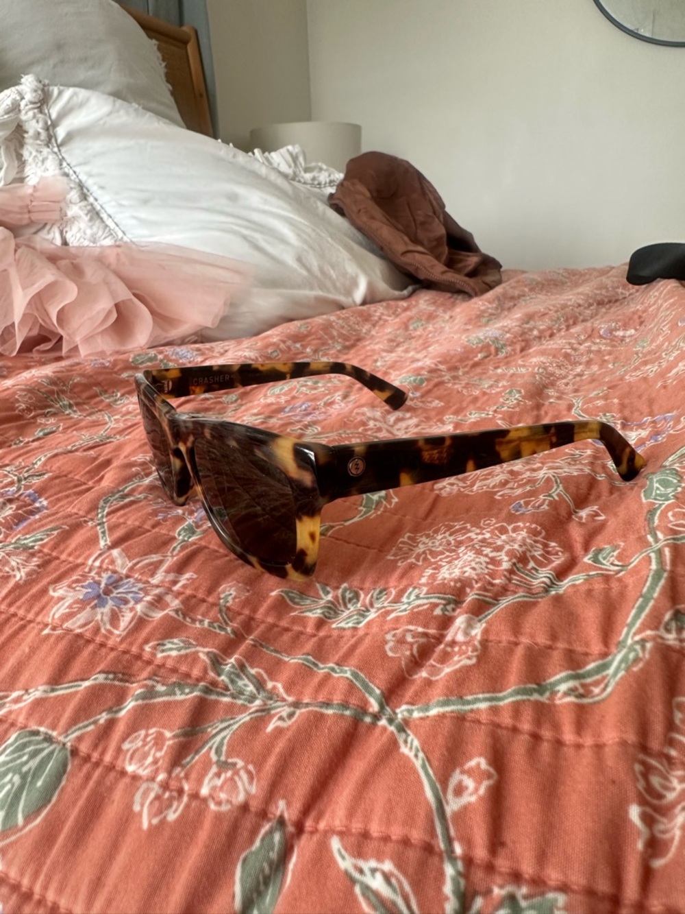 Crasher 49mm Tortoise Sunglasses - Grey Polarized - Picture 4 of 13